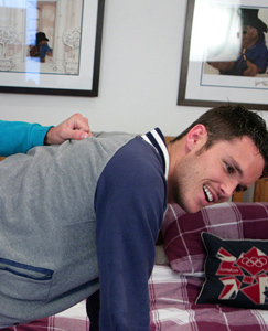 Englishlads.com: Straight Young Footie Hunk Jay gets Fucked for the 1st Time - Dan Rams in his Big Uncut Cock!
