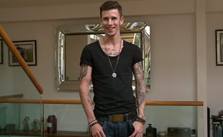 Tall & Tattood Straight Lad Damian Shows off His Impressive Uncut Cock & Squirts Loads!