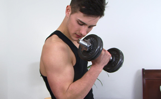 Young & Straight Personal Trainer Joel - Work Out Your Uncut One This Frequently & You to can be This Hard!