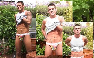 BONUS VIDEO - Hunky Footie Player J's video of the Photoshoot