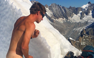 Young Straight Climber Henry Kane Abseils Naked and Wanks at High Altitude - The Worlds Highest Recorded Wank? EL Premium