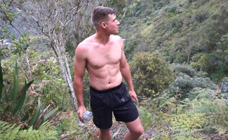 Young Lean Hiker Wanks his Big Uncut Cock in the Ecuadorian Mountains & Cums Buckets Loads! EL Premium