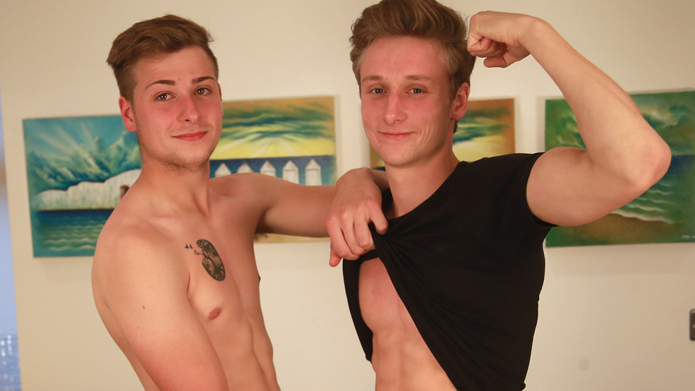 Straight Lads Liam Cullen and Jack Harper Explore Each Other, Jack Sucks for 1st Time!