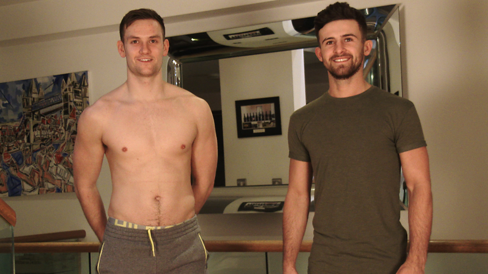 Joel & Ryan Wank each others Uncut Cocks & Shoot their Big Loads Together!