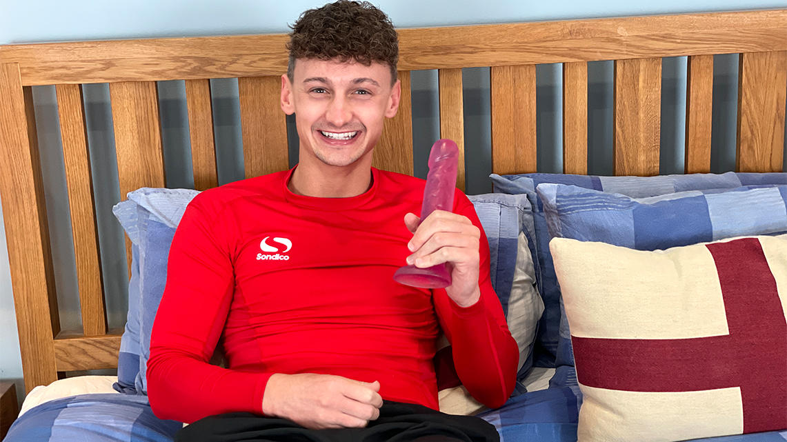 Young & Lean Lad Wanks his Long Hard Uncut Cock & Pumps his Ass with Dildos & Beads!