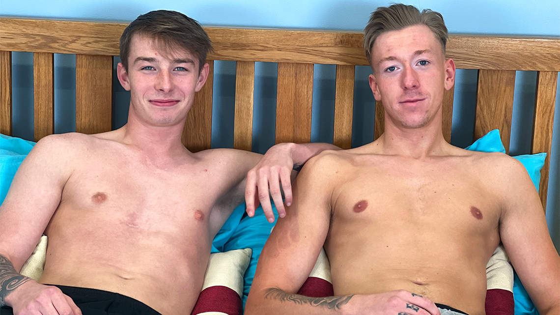 Straight Best Mates Agree to Fuck & their Massive Uncut Cocks are Rock Hard & Cum!